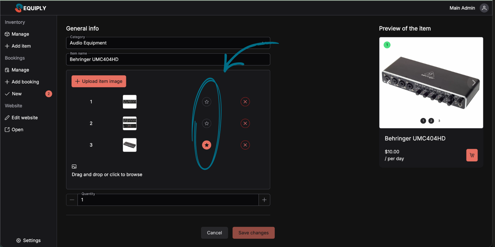 Default Photo Selection