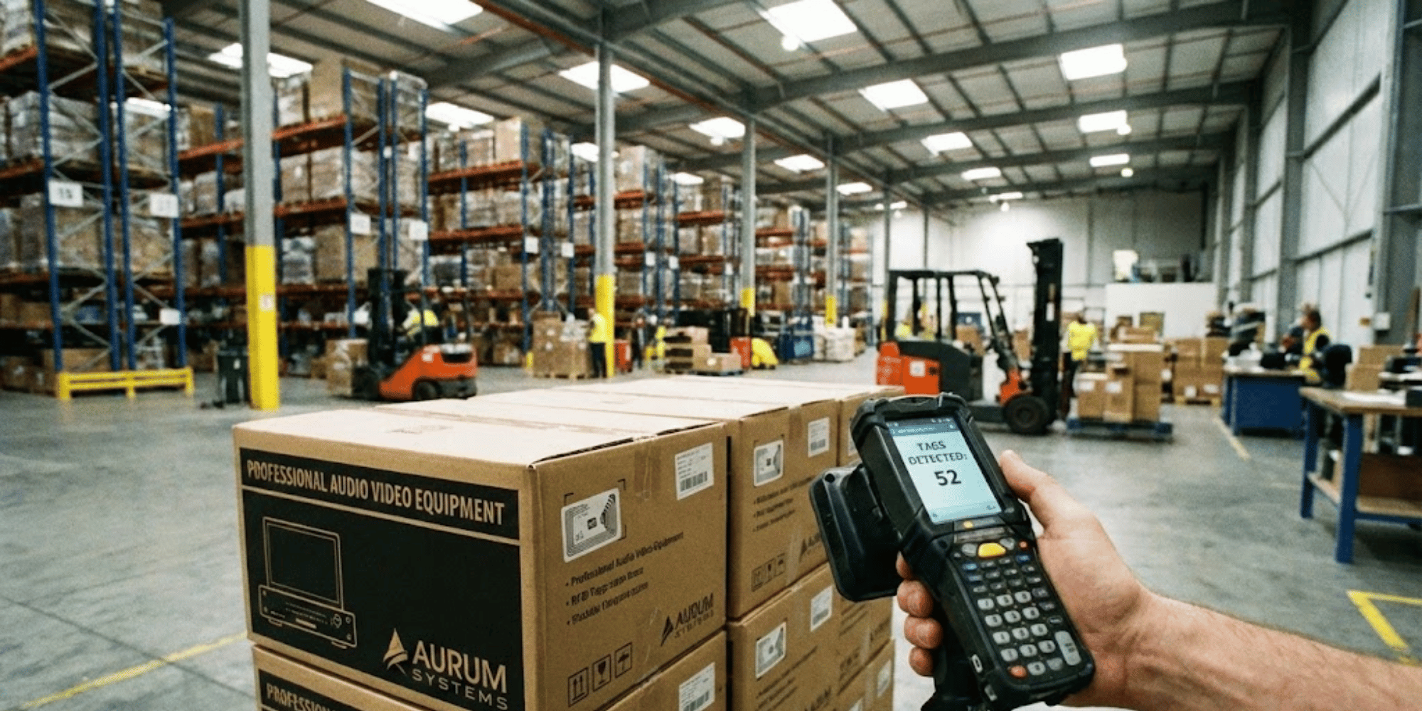 RFID inventory in warehouse