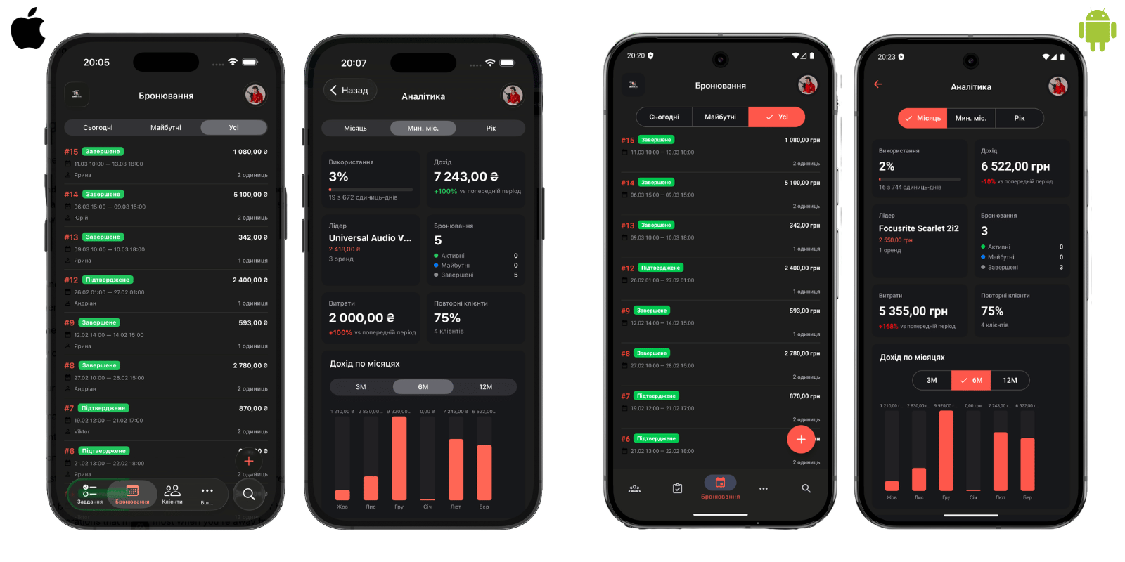 Requiply mobile app — preview of the upcoming iOS and Android app